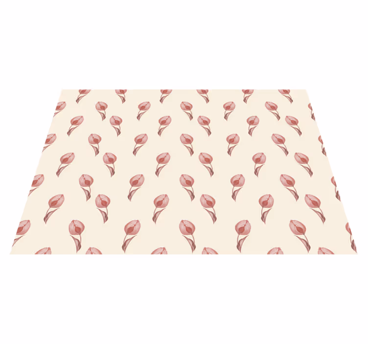 Original placemat with elegant floral design - TenStickers