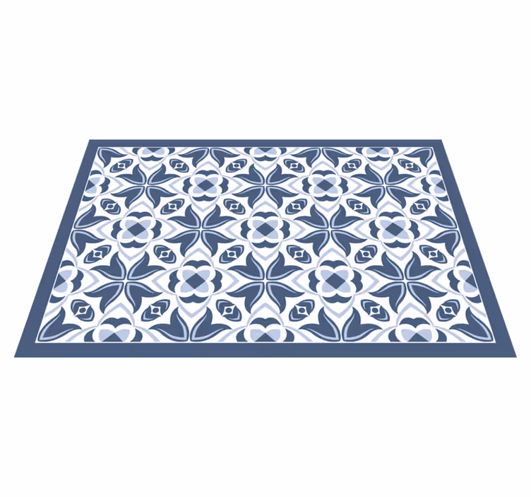 Hampton Style flower bouquet modern placemats - TenStickers