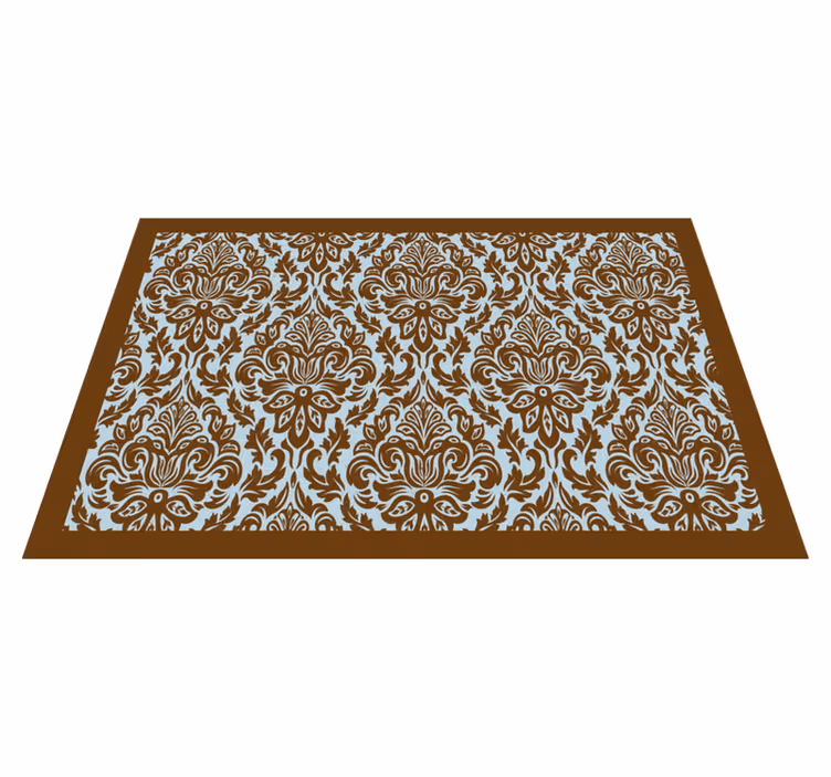 Placemat with intricate floral design - TenStickers