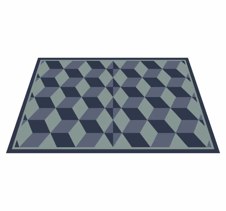 Christmas placemat in geometric tile design - TenStickers