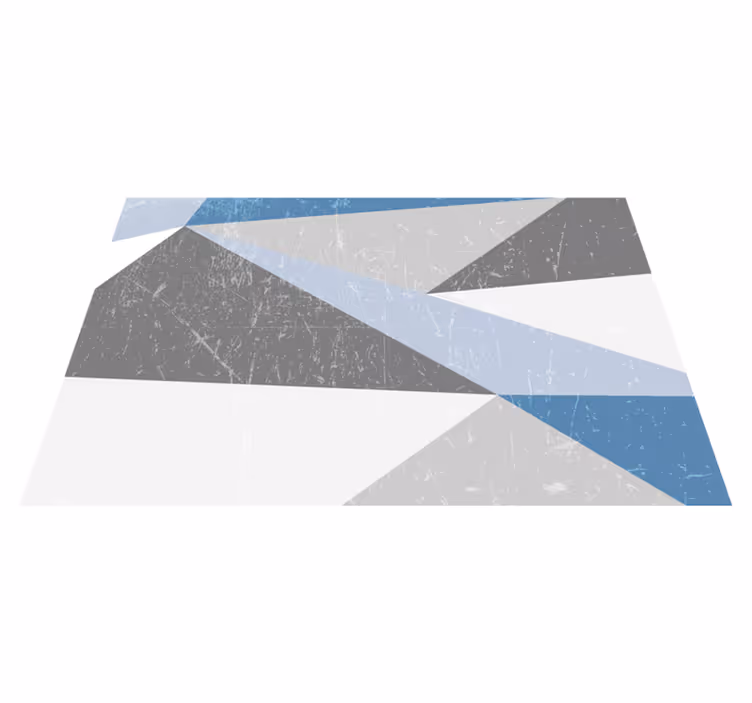 Modern placemat with geometric angled designs - TenStickers