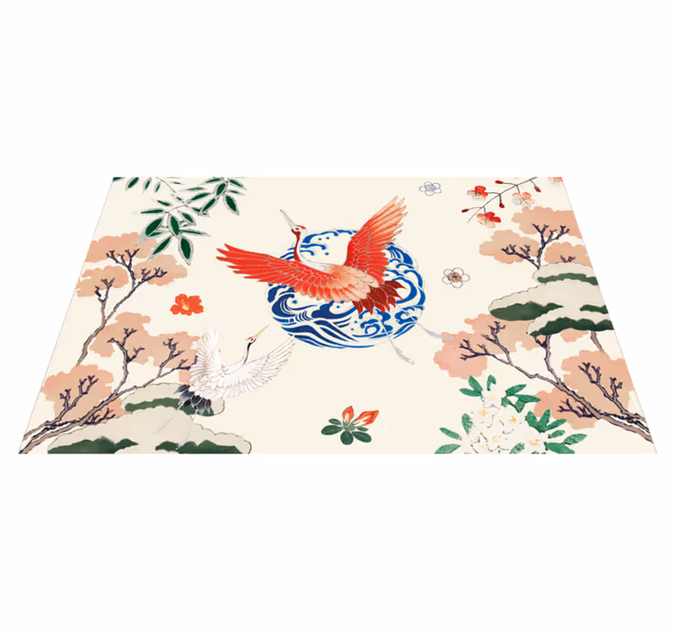 Chinoiserie Vinyl placemats - TenStickers