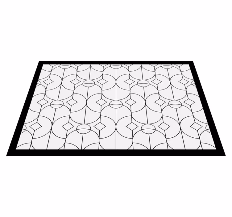 Modern placemat in geometric pattern design - TenStickers