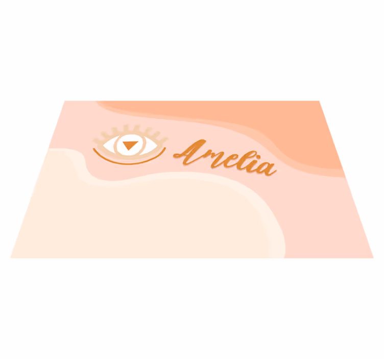 Personalisable placemat with eye motif design - TenStickers