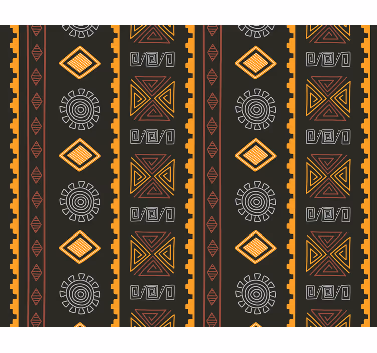 Africa wall mural south african tribal design - TenStickers