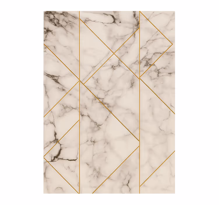 Kitchen wall mural with elegant grid design - TenStickers