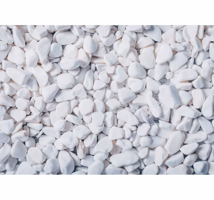 Bathroom white stone textures Bathroom Murals - TenStickers