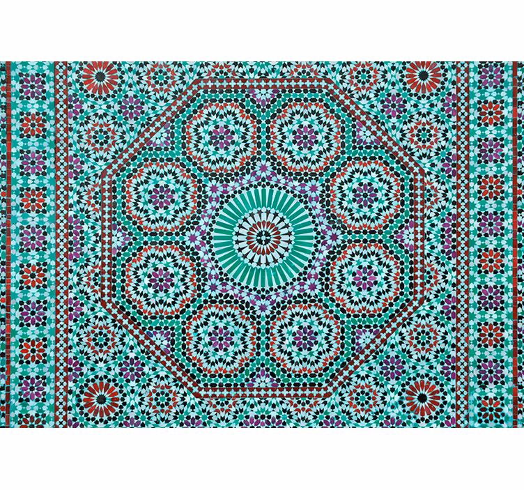 Wall mural ornate geometric design - TenStickers