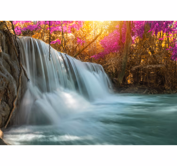 Waterfall mural grand cascade stream - TenStickers