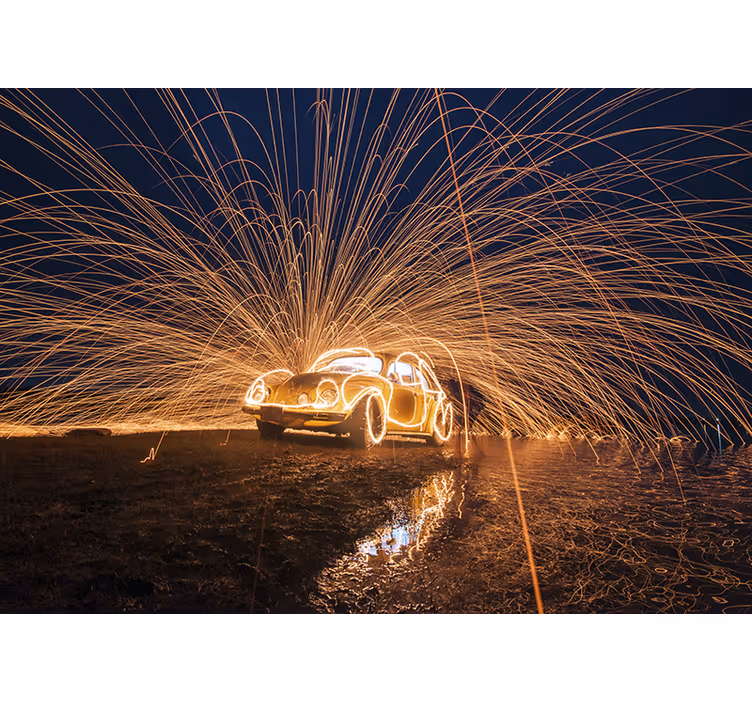 Vehicle wall mural classic car inspirations - TenStickers