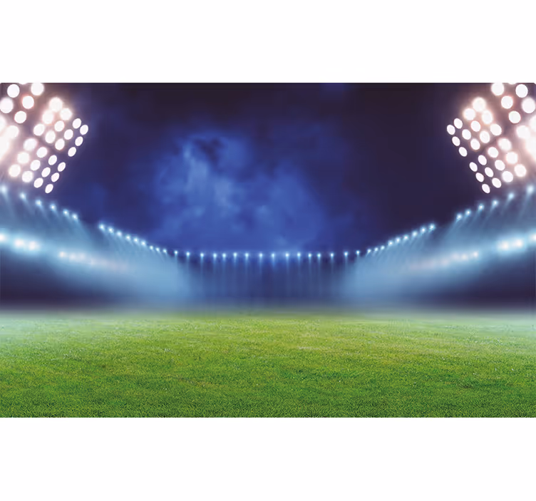 Stadium Lights Night city wall mural - TenStickers