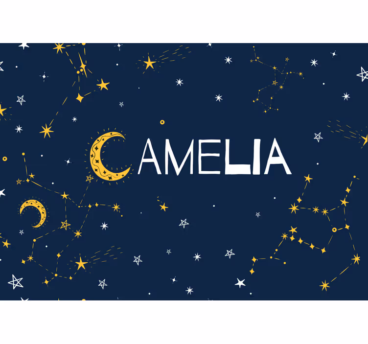 Cosmic Starry Night space wall mural - TenStickers