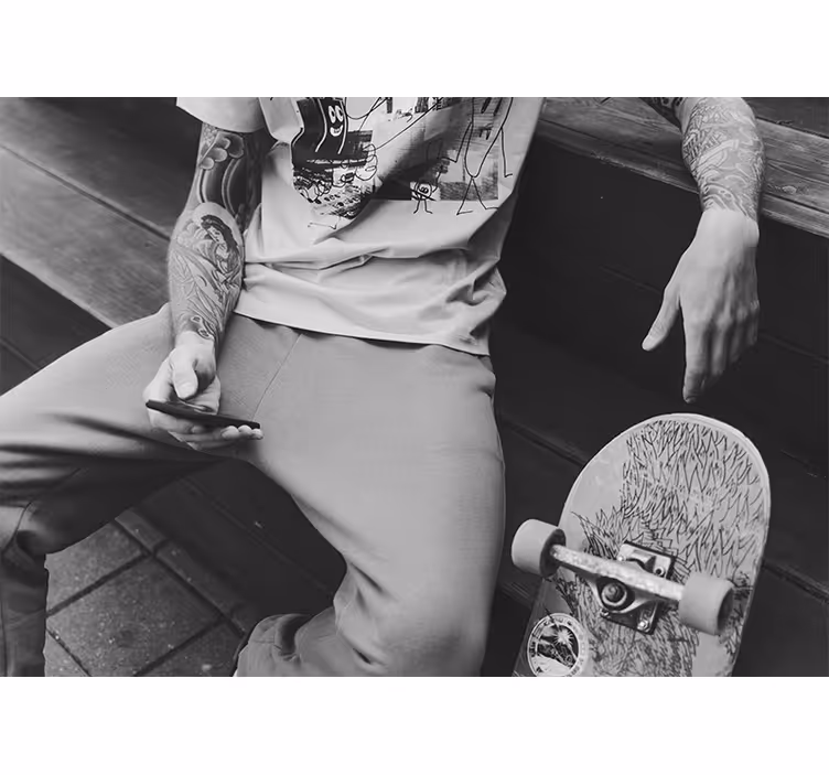 Skateboarder Urban Style wall mural - TenStickers