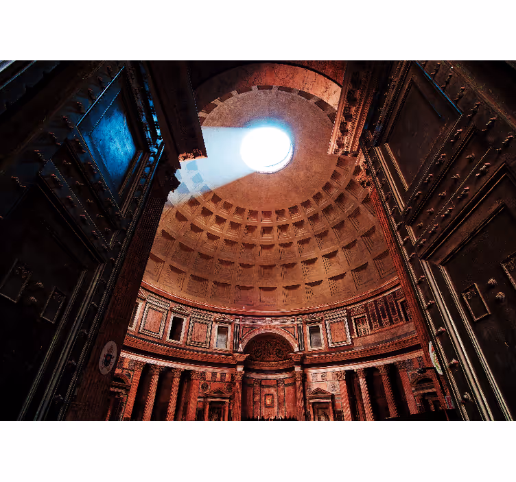 Pantheon Dome View city wall mural - TenStickers