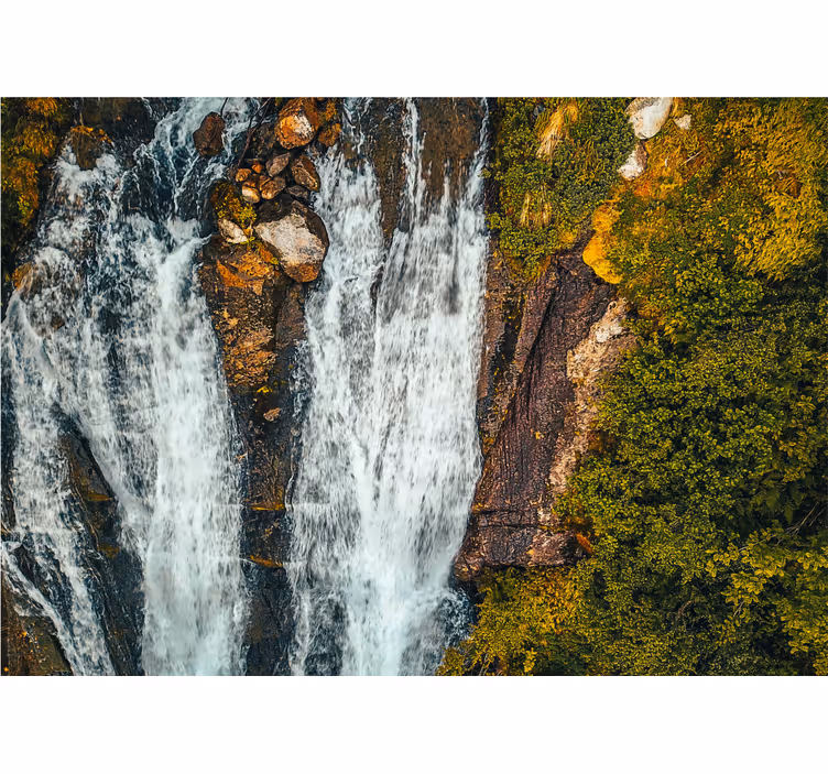 Waterfall mural grand cascade landscape - TenStickers