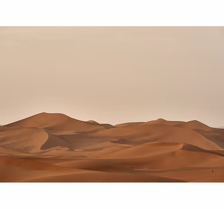 Desert wall mural sandy desert landscape - TenStickers