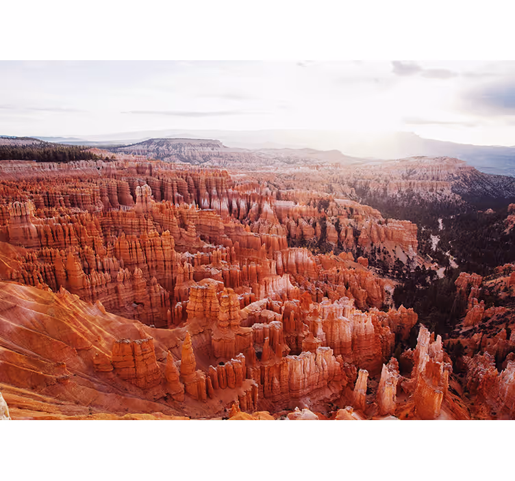 Landscape mural bryce canyon vista - TenStickers