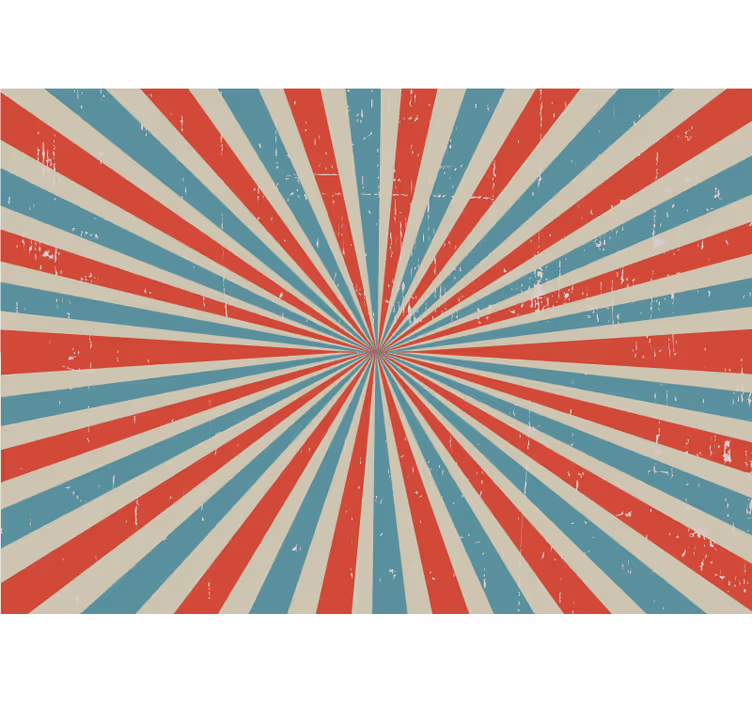 Urban wall mural radial color explosion - TenStickers