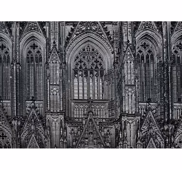 Wall mural gothic architecture features - TenStickers