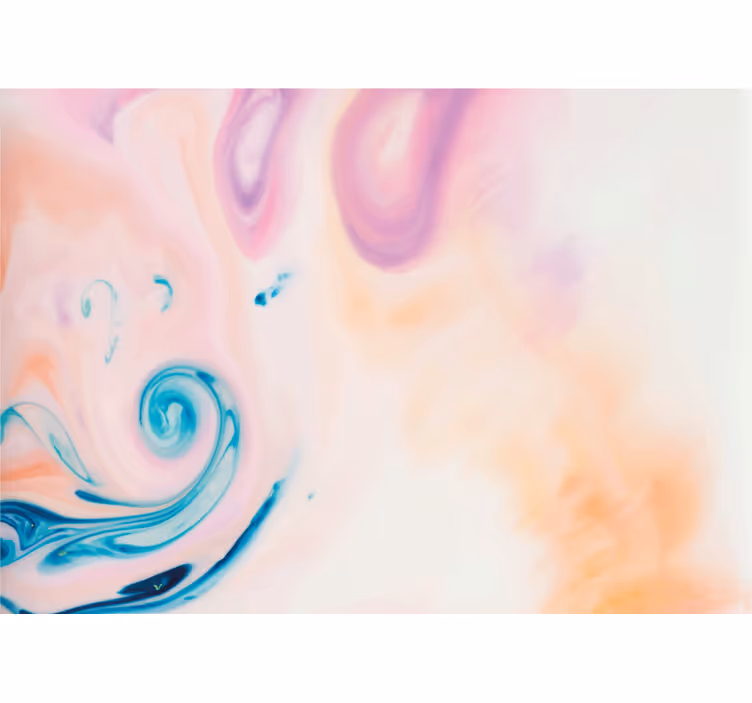 Abstract wall mural soft fluid swirls - TenStickers