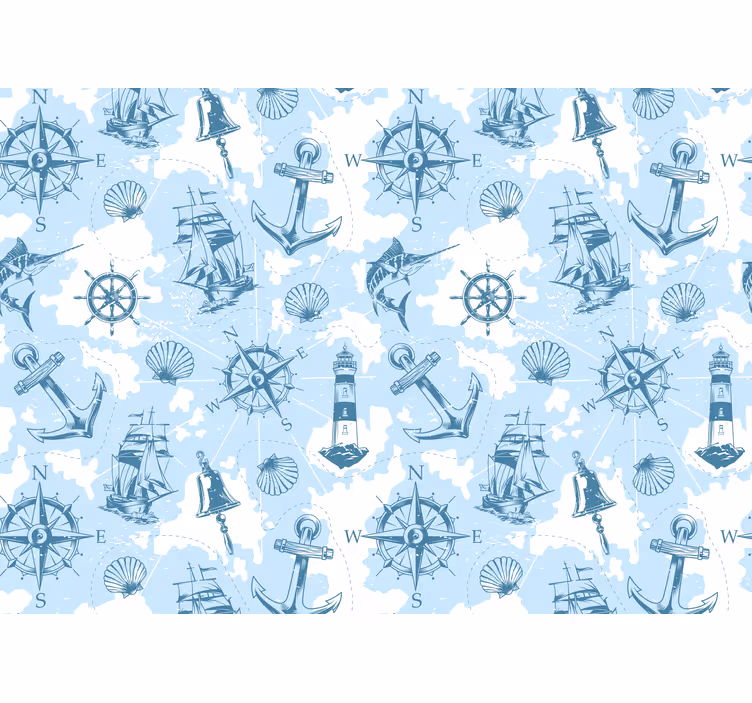 Landscape mural marine adventure theme - TenStickers
