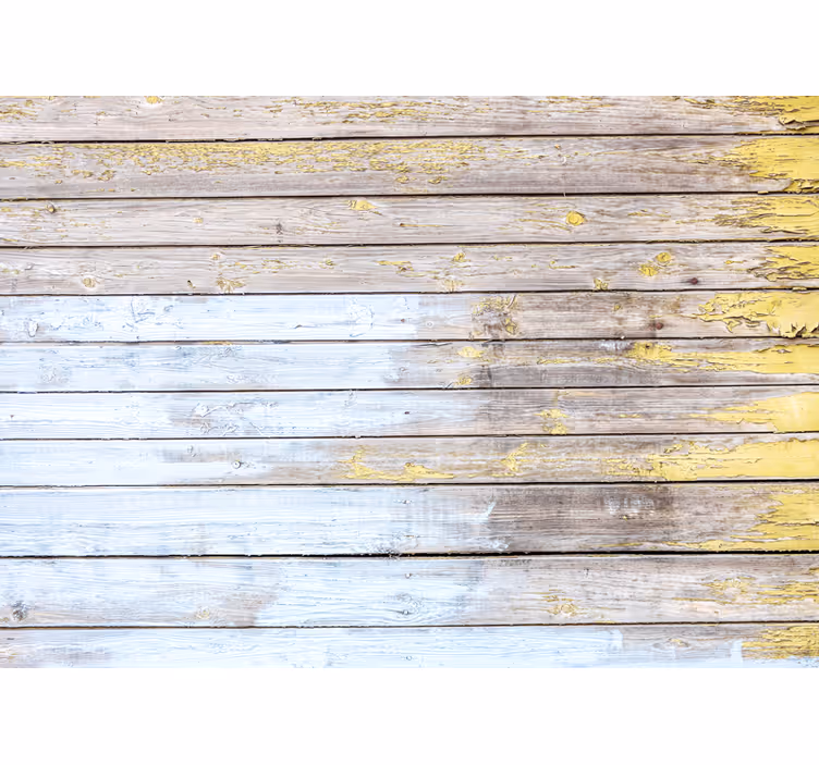 Stone wall mural rustic wood design - TenStickers