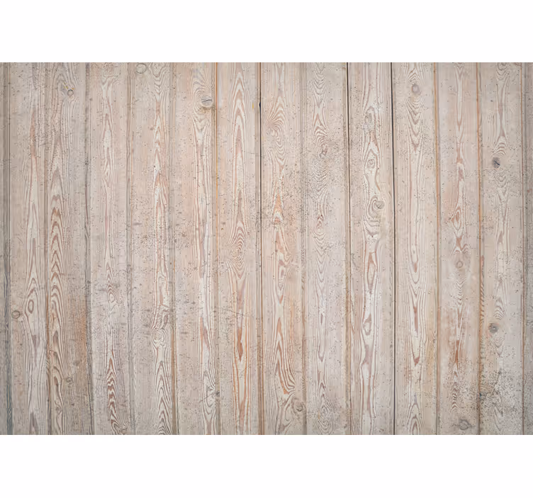 Wood wall mural light wood panels - TenStickers