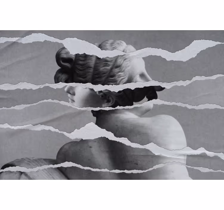 Painting mural timeless sculptural elegance - TenStickers