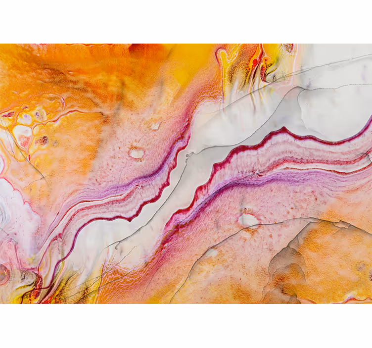 Abstract wall mural vibrant flowing designs - TenStickers