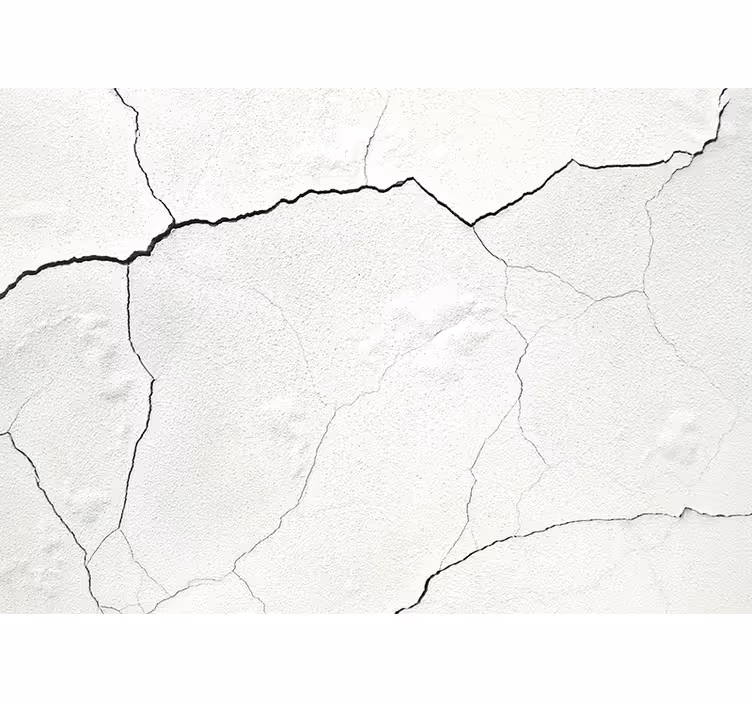 Wall mural cracked surface design - TenStickers