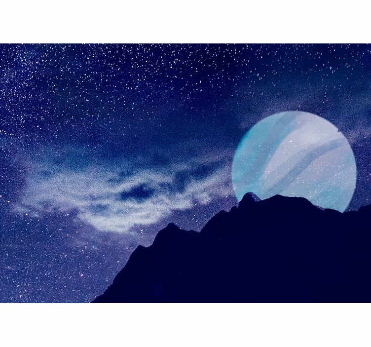 Space wall mural celestial night sky - TenStickers
