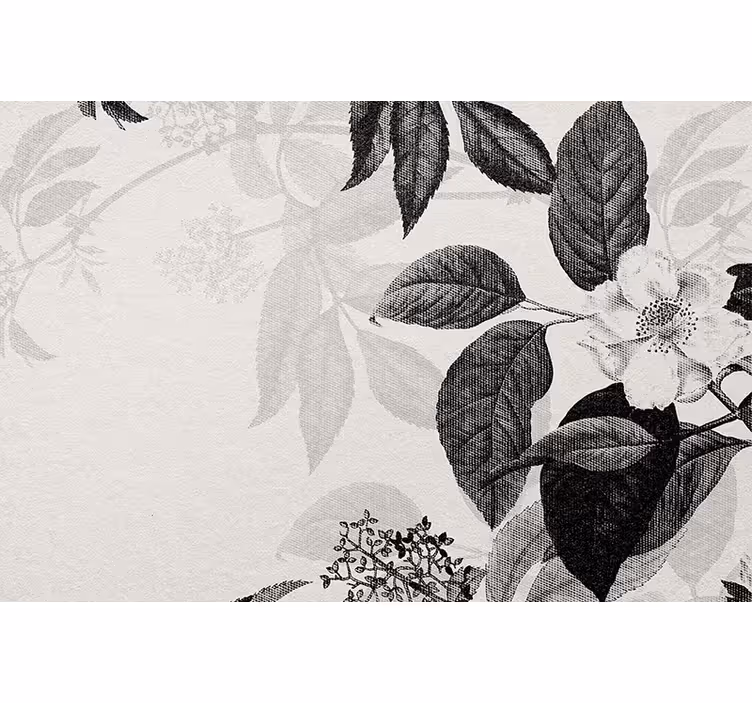Flower mural graceful bloom arrangement - TenStickers