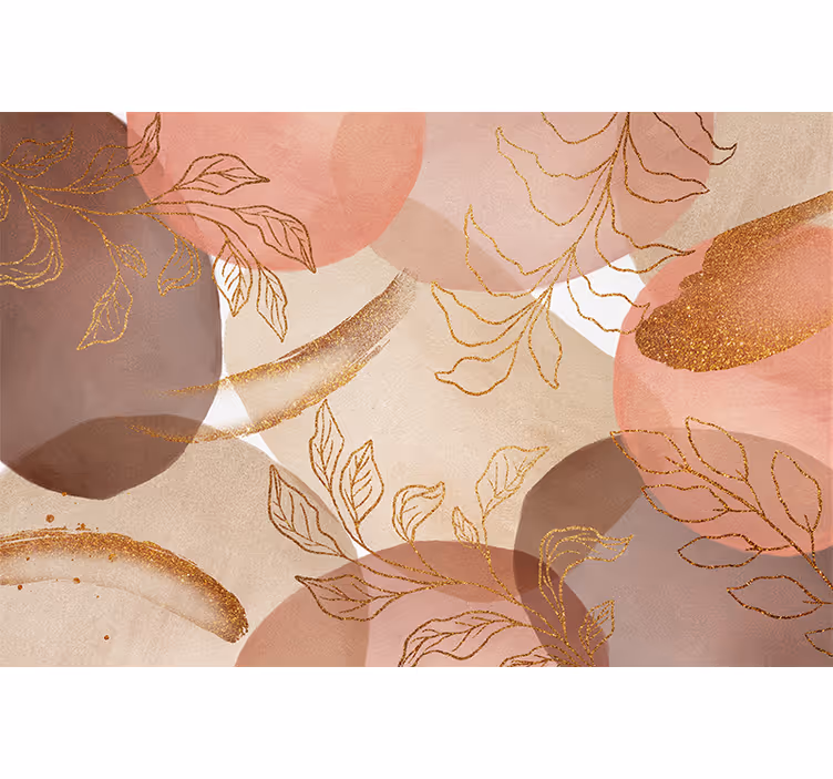 Ornamental Floral Pattern bathroom mural - TenStickers