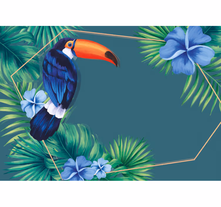 Animal mural tropical toucan bird - TenStickers