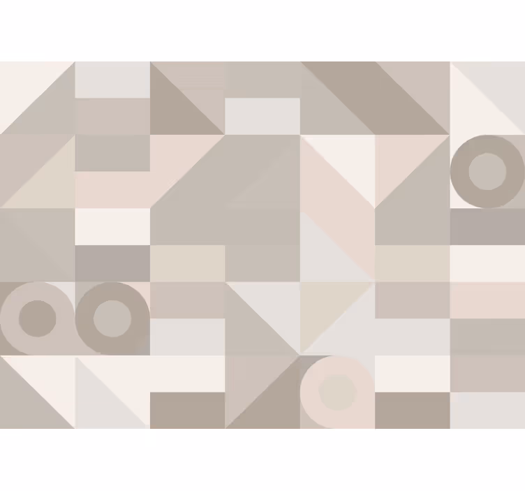 Texture wall mural geometric shaped patterns - TenStickers