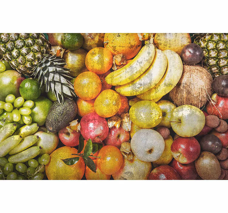 Fruit stone wall  texture mural - TenStickers