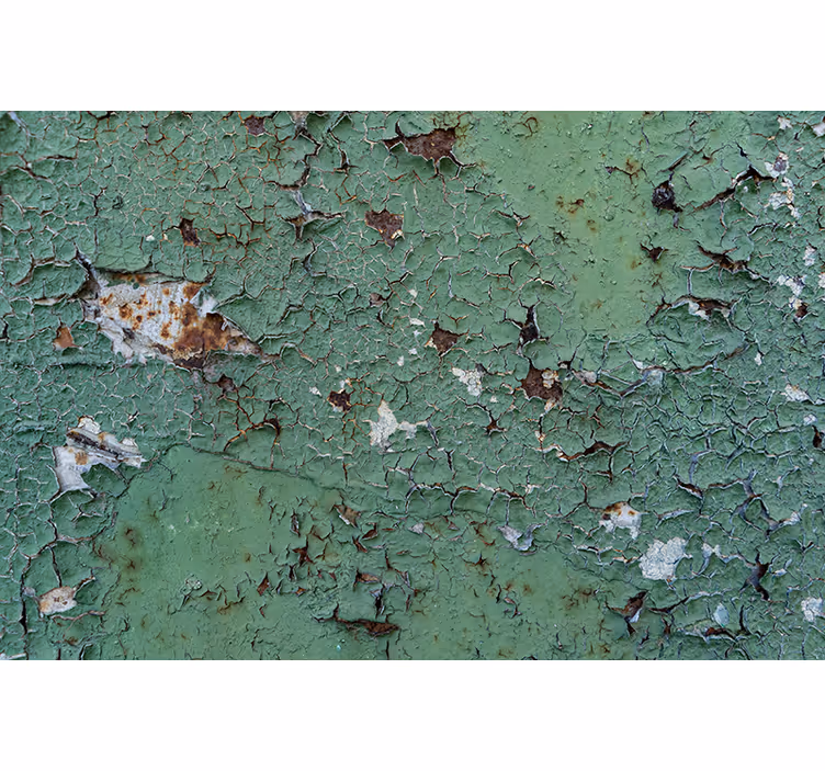 Rusty Peeling Metal wall mural - TenStickers