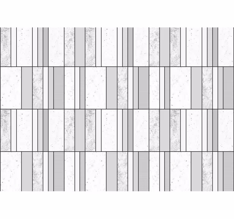  Marble with lines bathroom mural - TenStickers