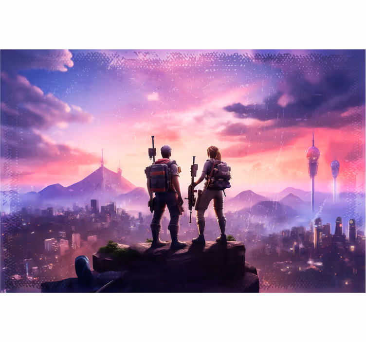 Adventure character teenage wall mural - TenStickers