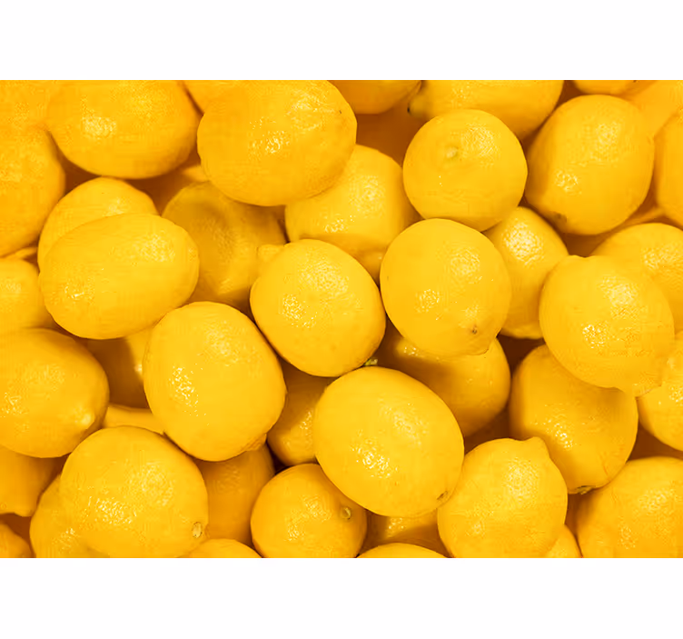Lemons Kitchen wall mural - TenStickers