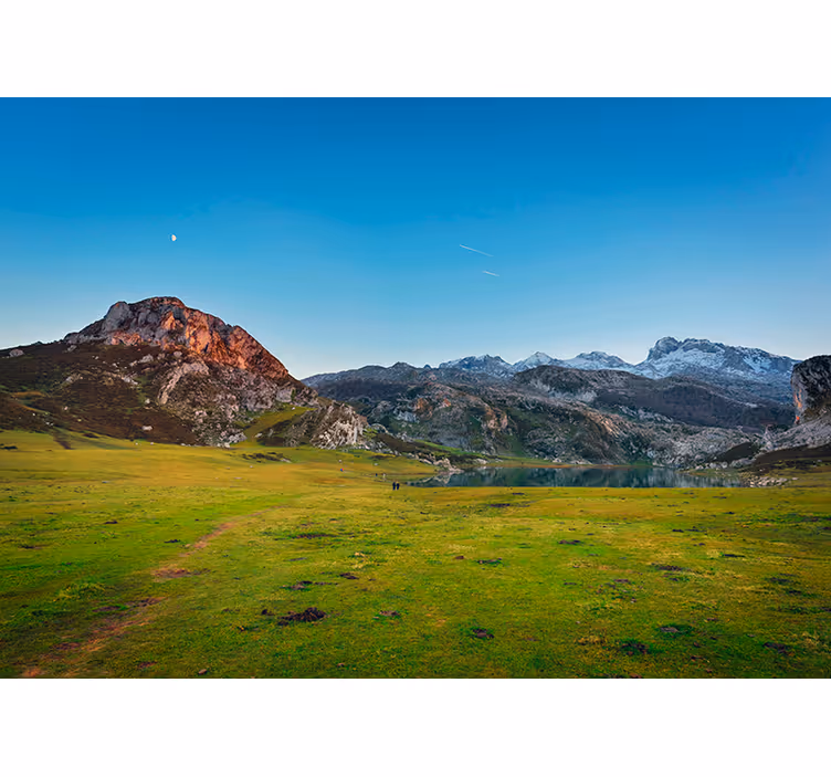 Mountainous Pasture Vista landscape mural - TenStickers