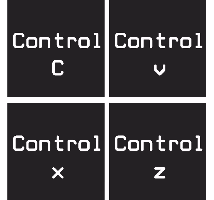Control C + Control V geek coasters - TenStickers