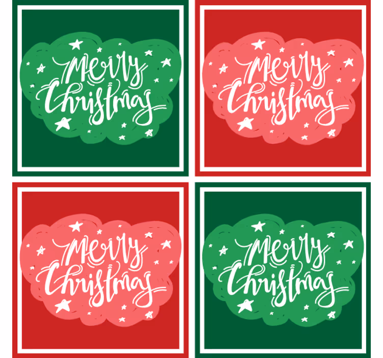 Reinbeer coaster christmas coaster - TenStickers