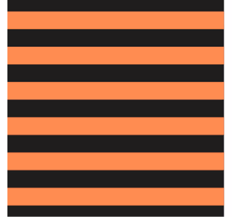 Halloween colors horizontal stripes coaster - TenStickers