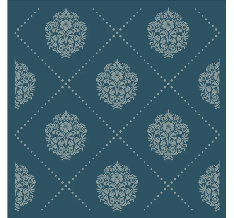 Graceful floral motif coasters - TenStickers