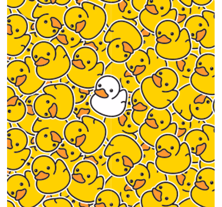 Geek coasters playful rubber ducks design - TenStickers