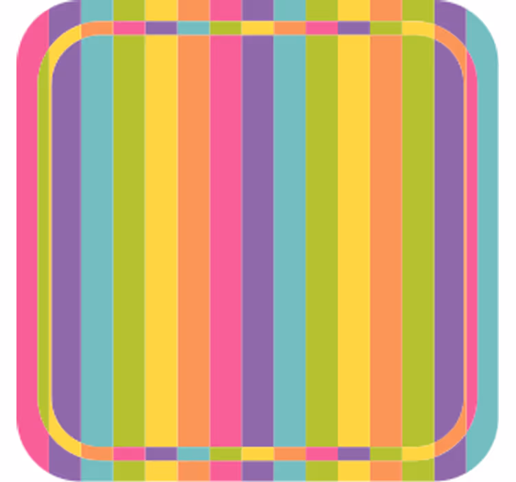 Beer mats with bright colorful design - TenStickers