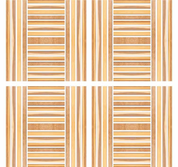 Beer mats textured striped pattern - TenStickers