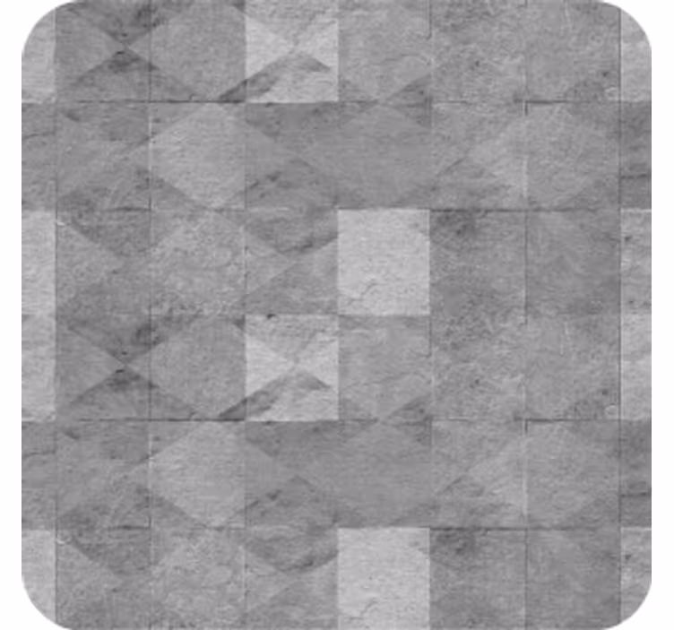 Coasters with square patterned surface - TenStickers