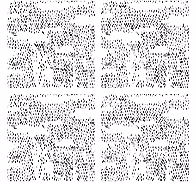 Abstract black pattern coasters - TenStickers